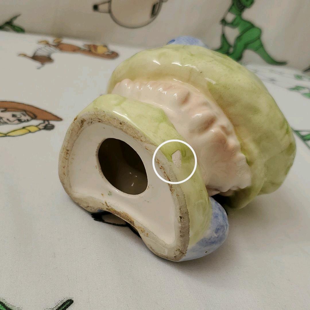 昭和レトロ ファンシー貯金箱 陶器置物