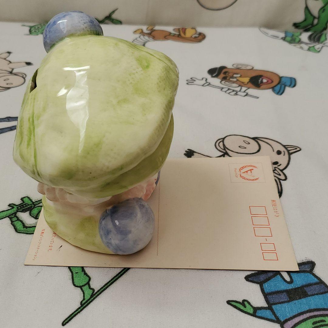 昭和レトロ ファンシー貯金箱 陶器置物