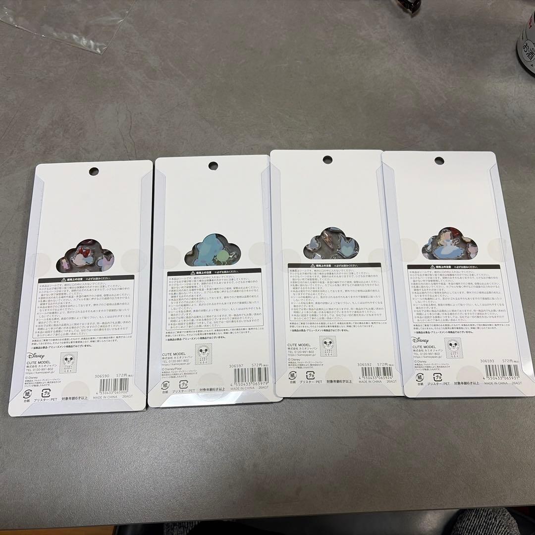 正規品 ディズニープチドロップステッカー4種セット