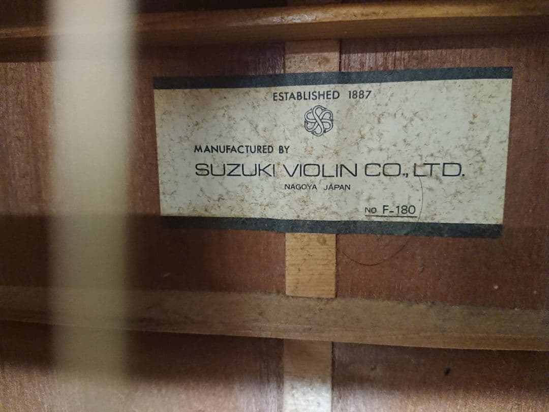 H1 木曽鈴木バイオリン Suzuki F-180 アコースティックギター