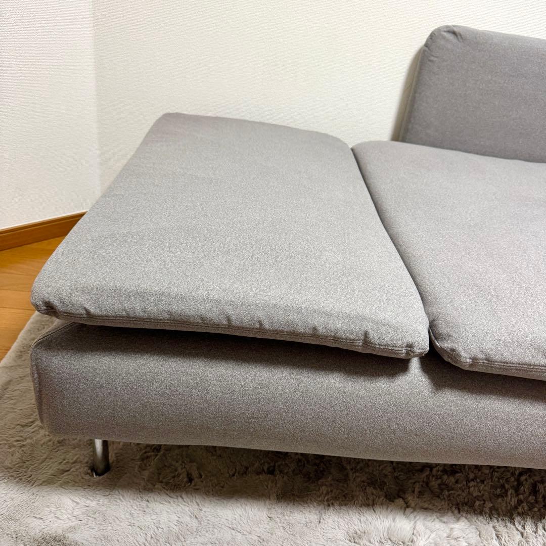 【jolo 】IKEA SÖDERHAMN ソファ トールグレー 寝椅子