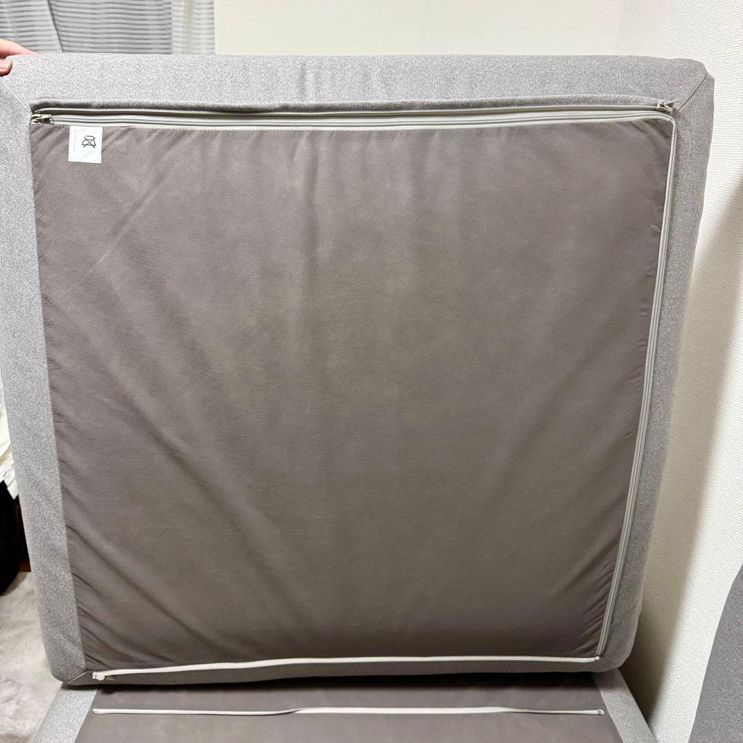 【jolo 】IKEA SÖDERHAMN ソファ トールグレー 寝椅子