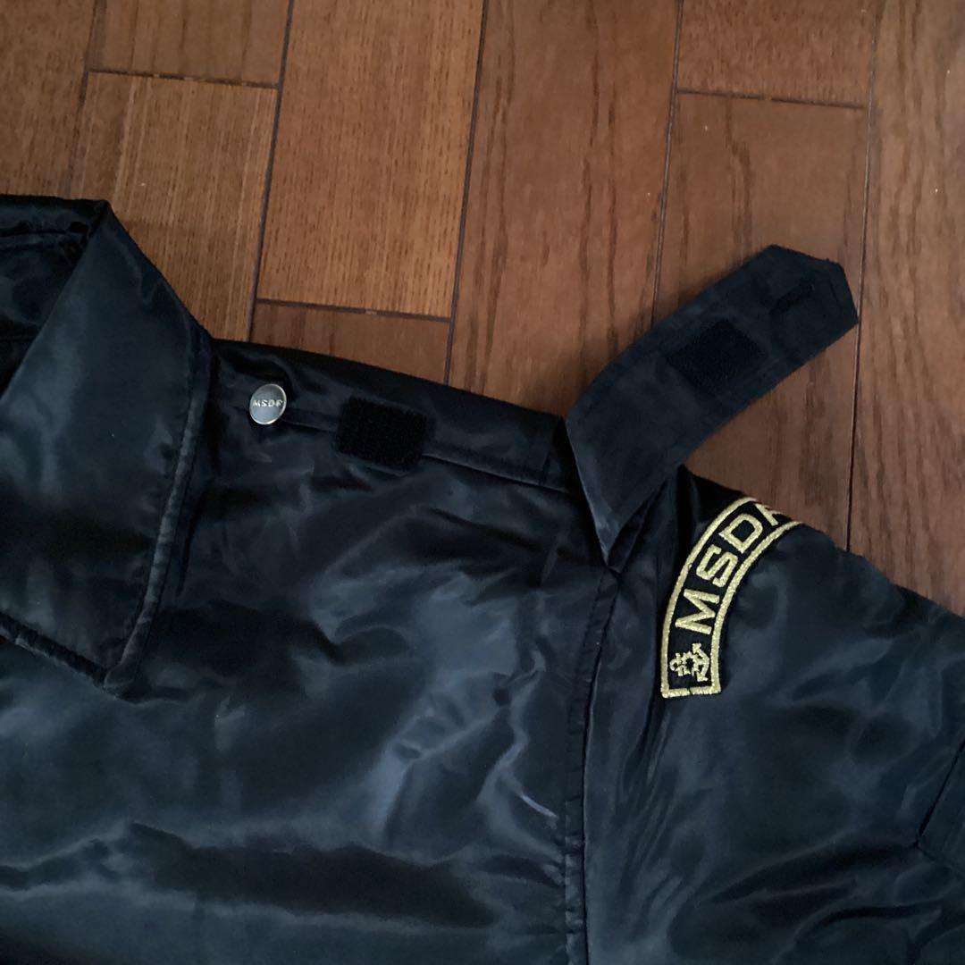 限定値下げ　激レア　MSDFロゴ付きブラックジャケット　肩章なし　LLサイズ