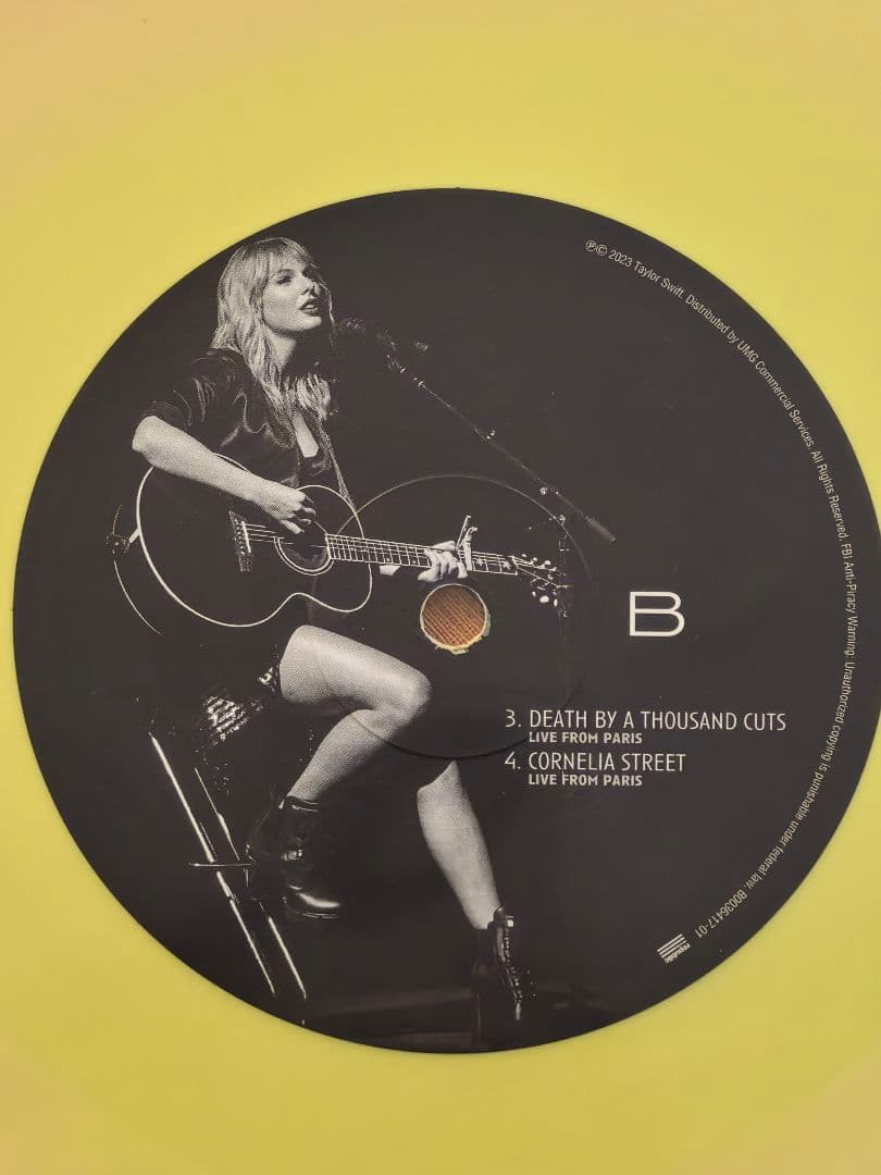 taylor swift lover live from paris レコード