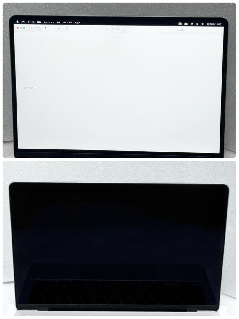 美品　2024年11月購入品　MacBook Air M2 16GB 256GB