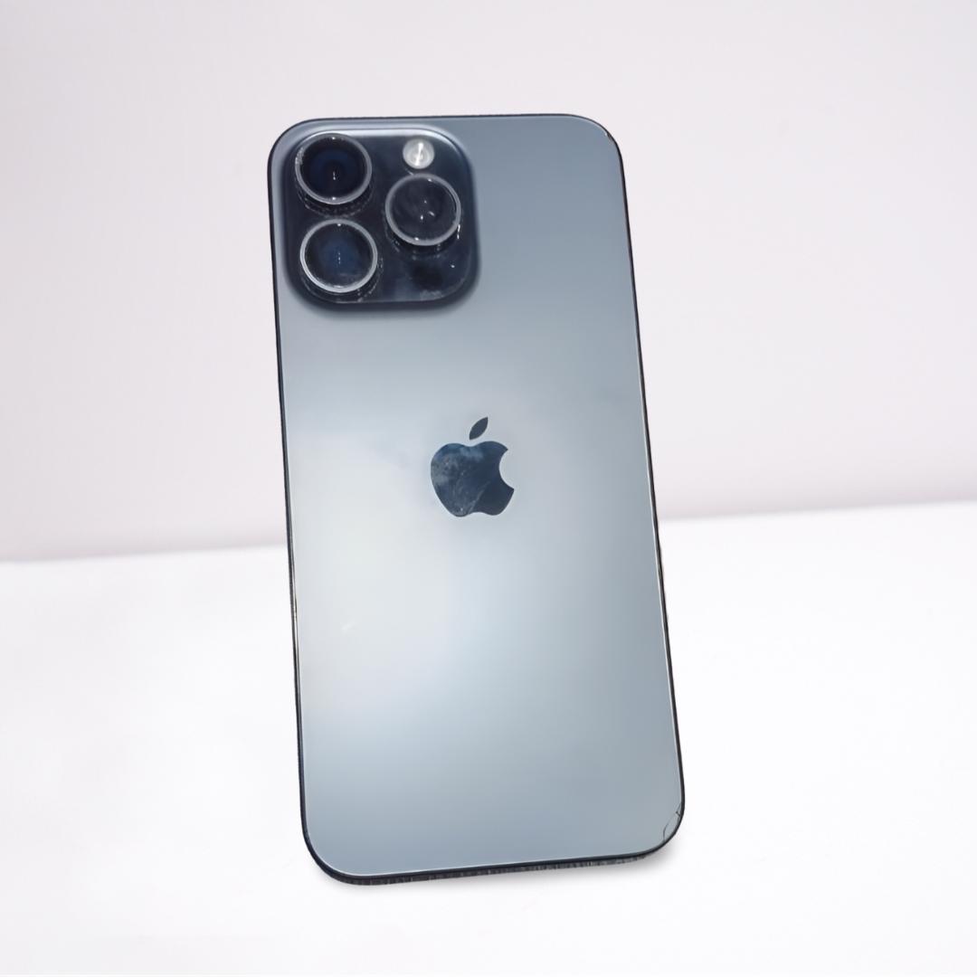iPhone15ProMax黒256GB高級コーティング済ブラックチタニウム本体