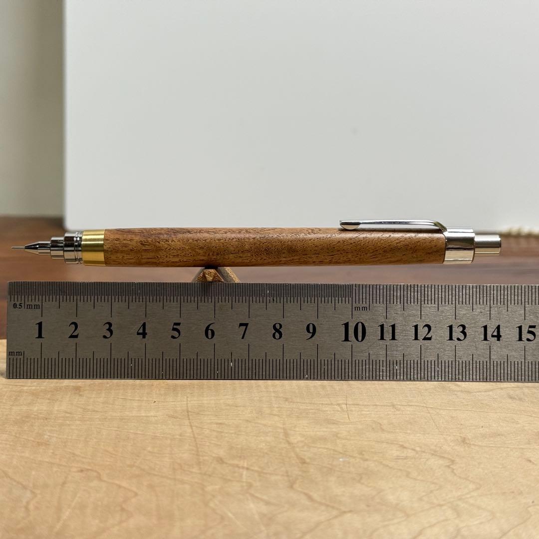 102山梨　木製シャーペン　最強低重心　真鍮