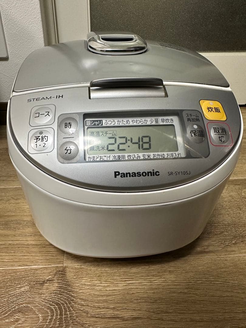 Panasonic スチームIH 炊飯器 SR-SY105J