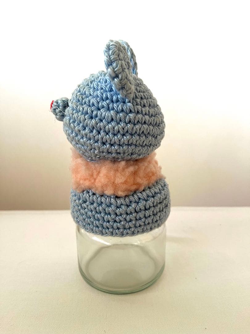 acco ニットジャー　編みぐるみ　ガラス瓶　3点セット