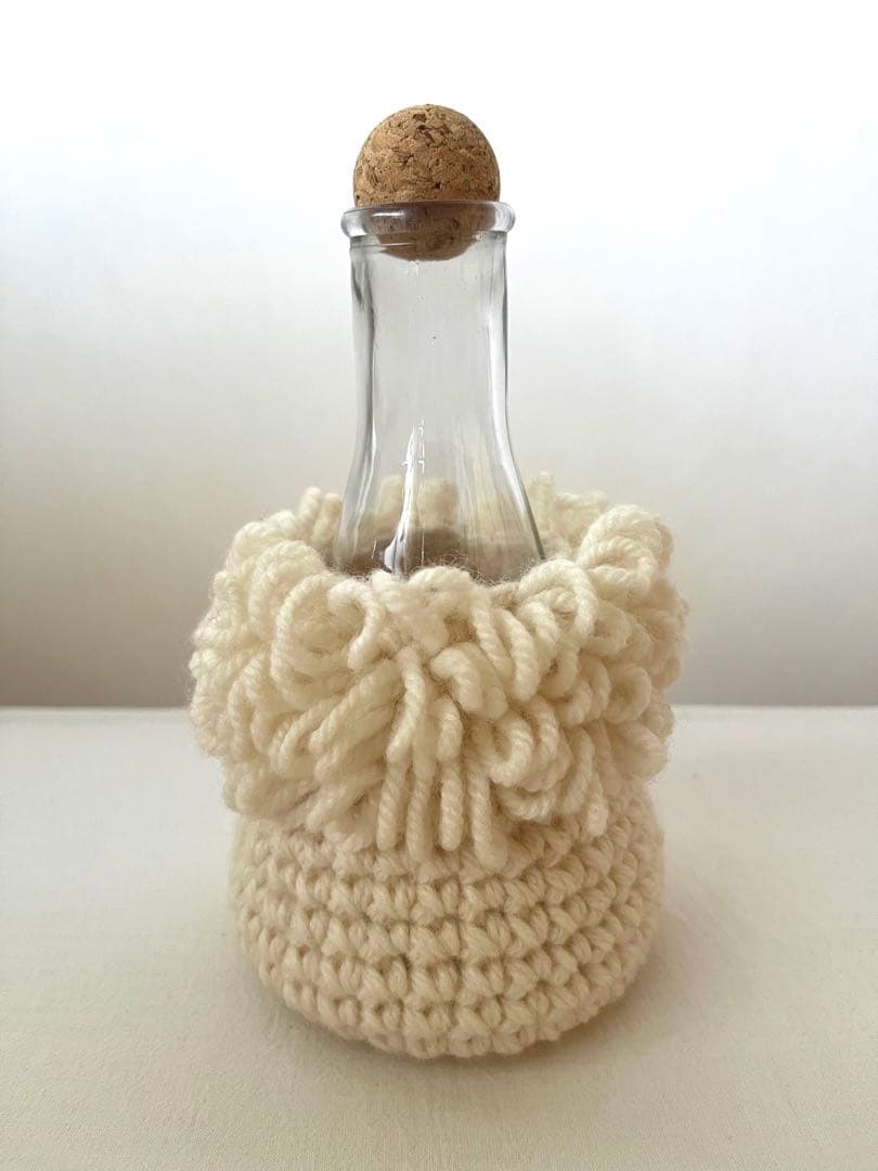 acco ニットジャー　編みぐるみ　ガラス瓶　3点セット