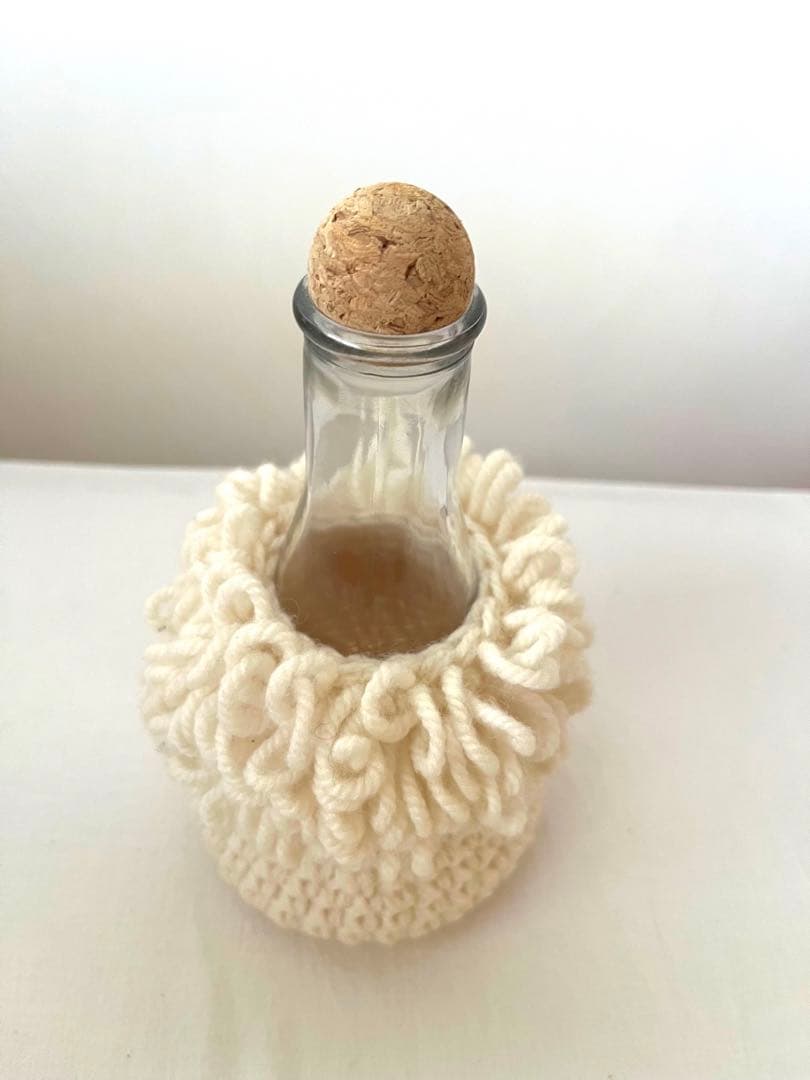 acco ニットジャー　編みぐるみ　ガラス瓶　3点セット