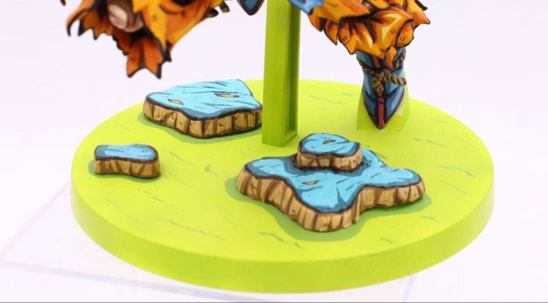 ジャンプ50周年　リペイント　孫悟空　ドラゴンボール　フィギュア　ジオラマ台座