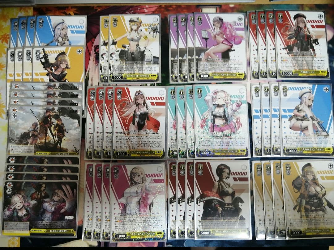 『デッキ まとめ売り』NIKKE カウンター軸 8炎 スリーブ付き