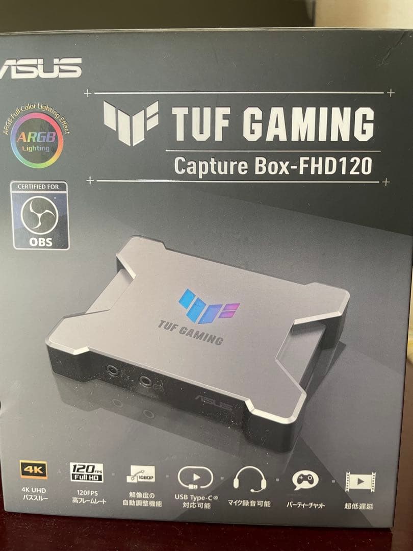 ビデオキャプチャー・キャプチャーボード ASUS TUF GAMING Capture Box-FHD120