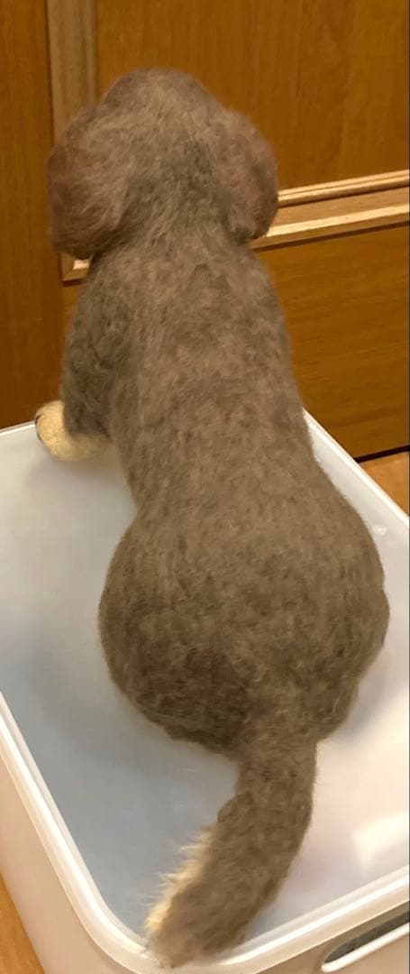 羊毛フェルト ミニチュアダックス　 ハンドメイド