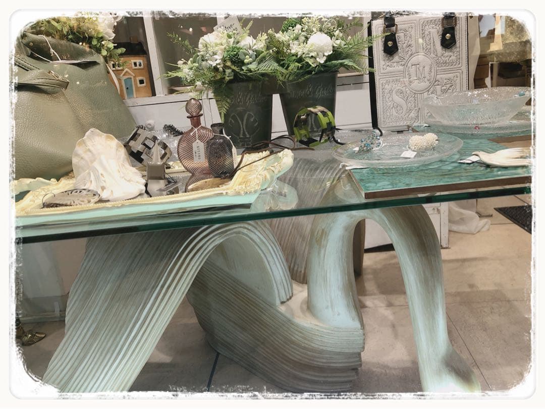 スワン　FRP製　ドイツ　テーブル台 直接引き取り歓迎！