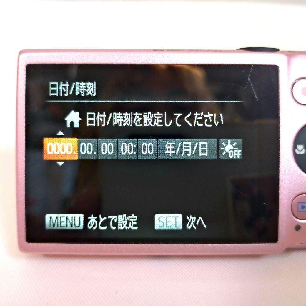 Canon　IXY 220F　ピンク　デジタルカメラ　デジカメ　オールドコンデジ