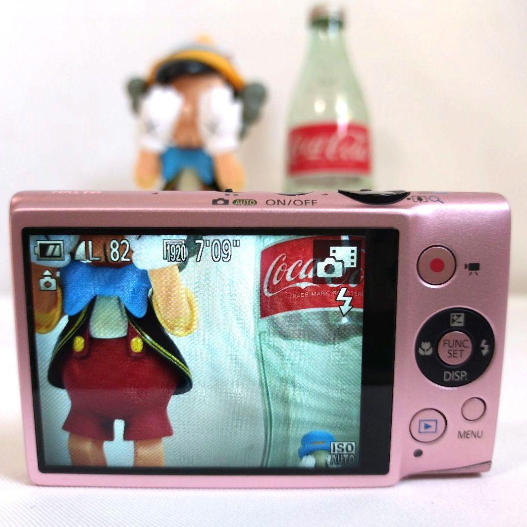 Canon　IXY 220F　ピンク　デジタルカメラ　デジカメ　オールドコンデジ