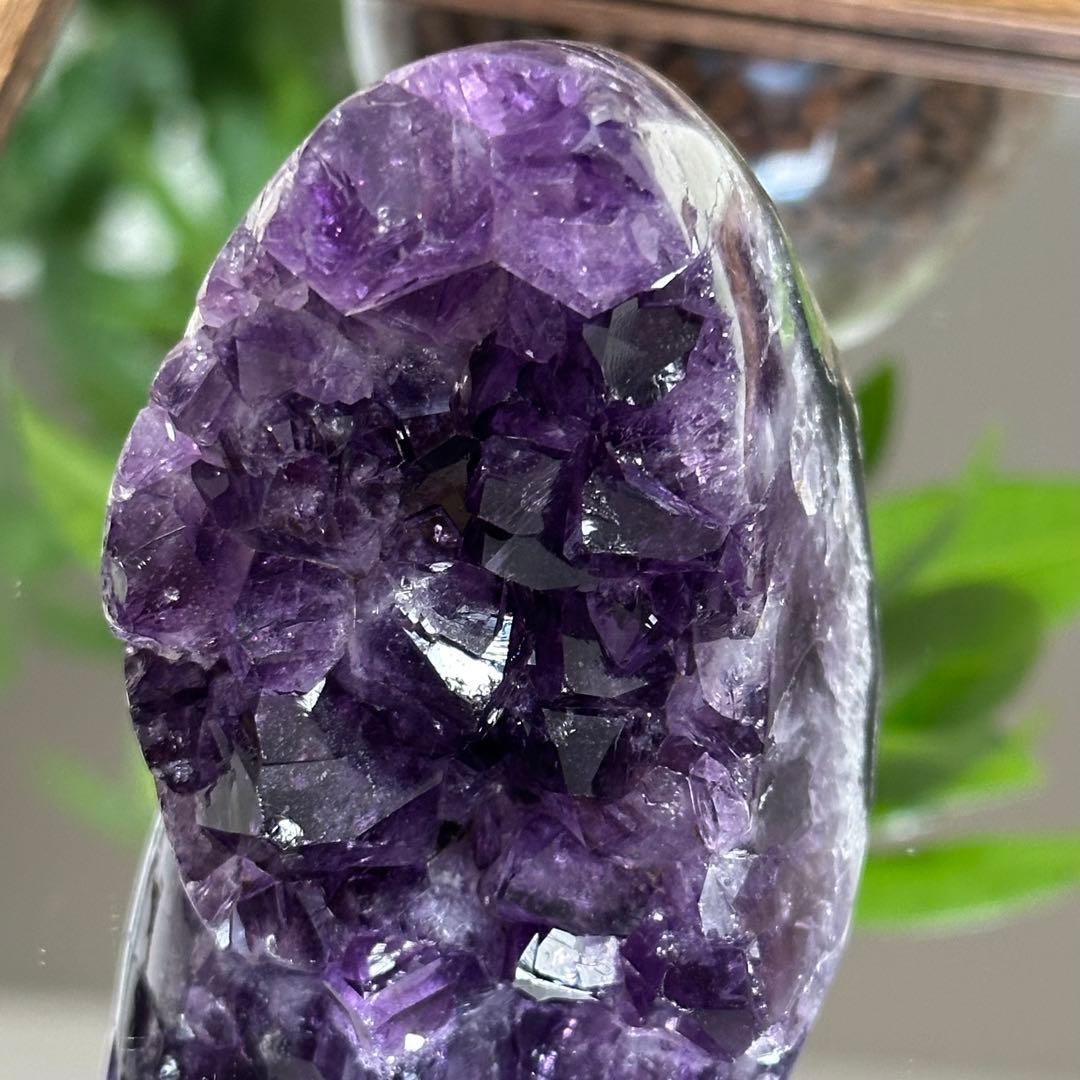 【超高品質】 最高級 濃い ウルグアイ産 大粒 アメジストドーム 原石