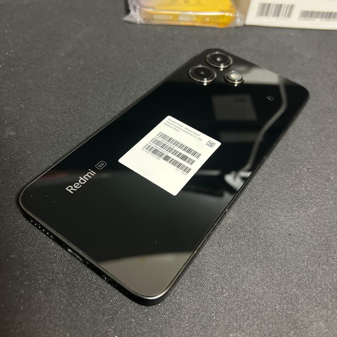 A05☆Redmi12 5G 4GB/128GB SIMフリー　未使用カバー