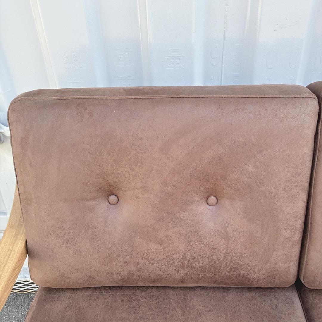 【お値下げOK】綺麗 クラッシュゲート アルネソファ3P レザーテックス 廃盤品