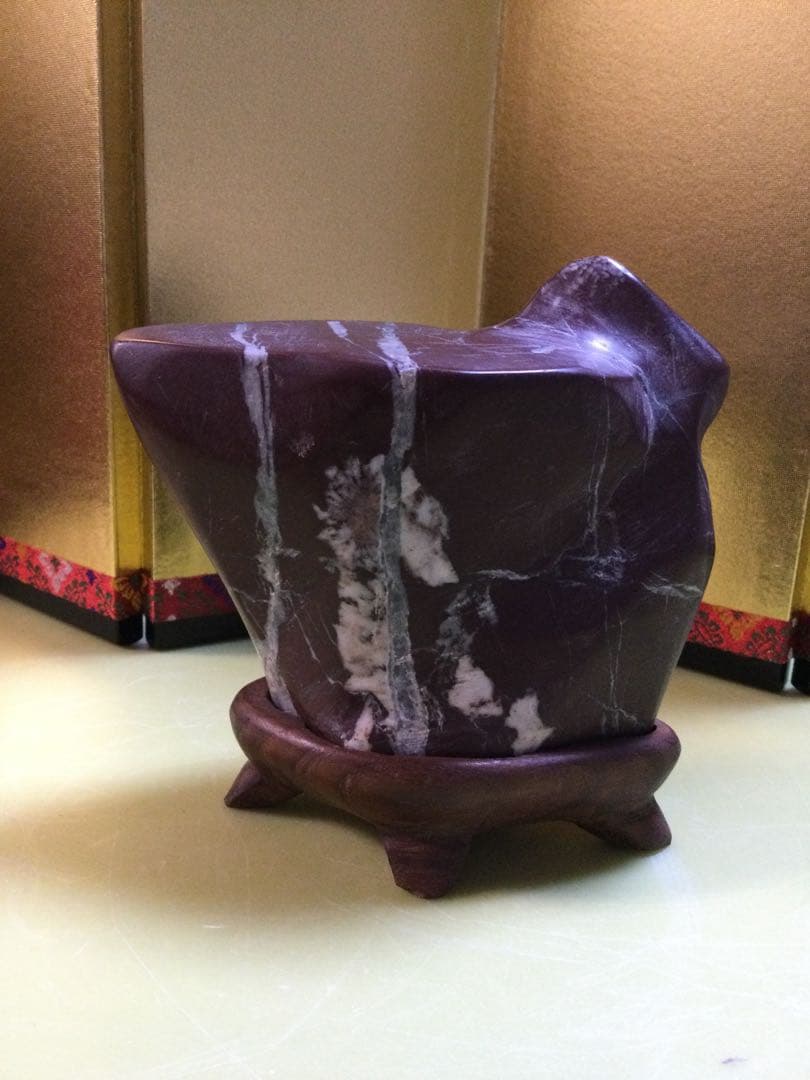 岐阜県根尾谷産菊花石　菊花石　観賞石