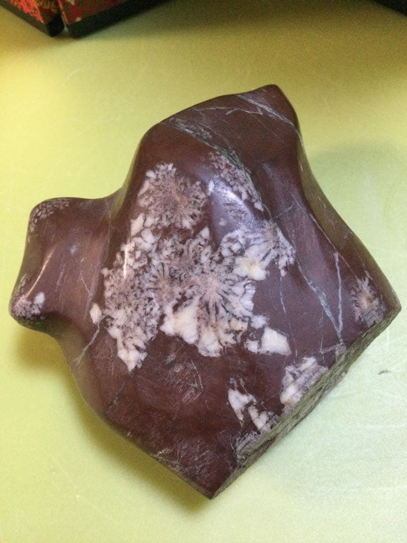 岐阜県根尾谷産菊花石　菊花石　観賞石