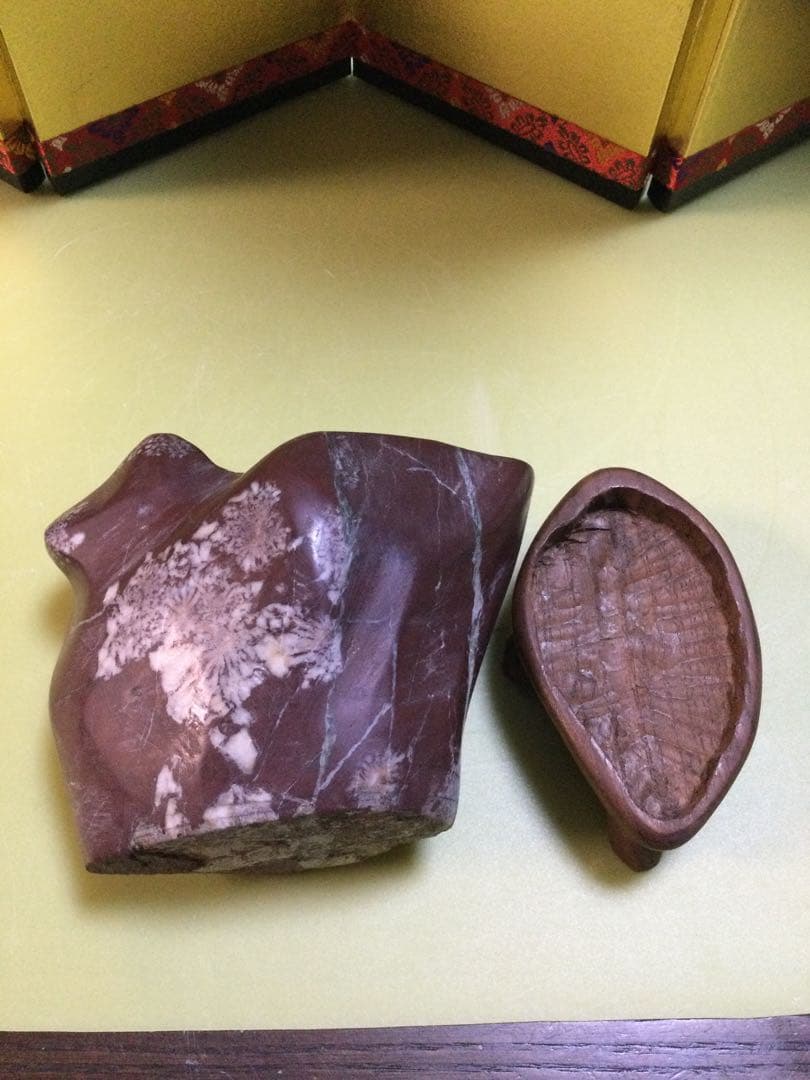 岐阜県根尾谷産菊花石　菊花石　観賞石