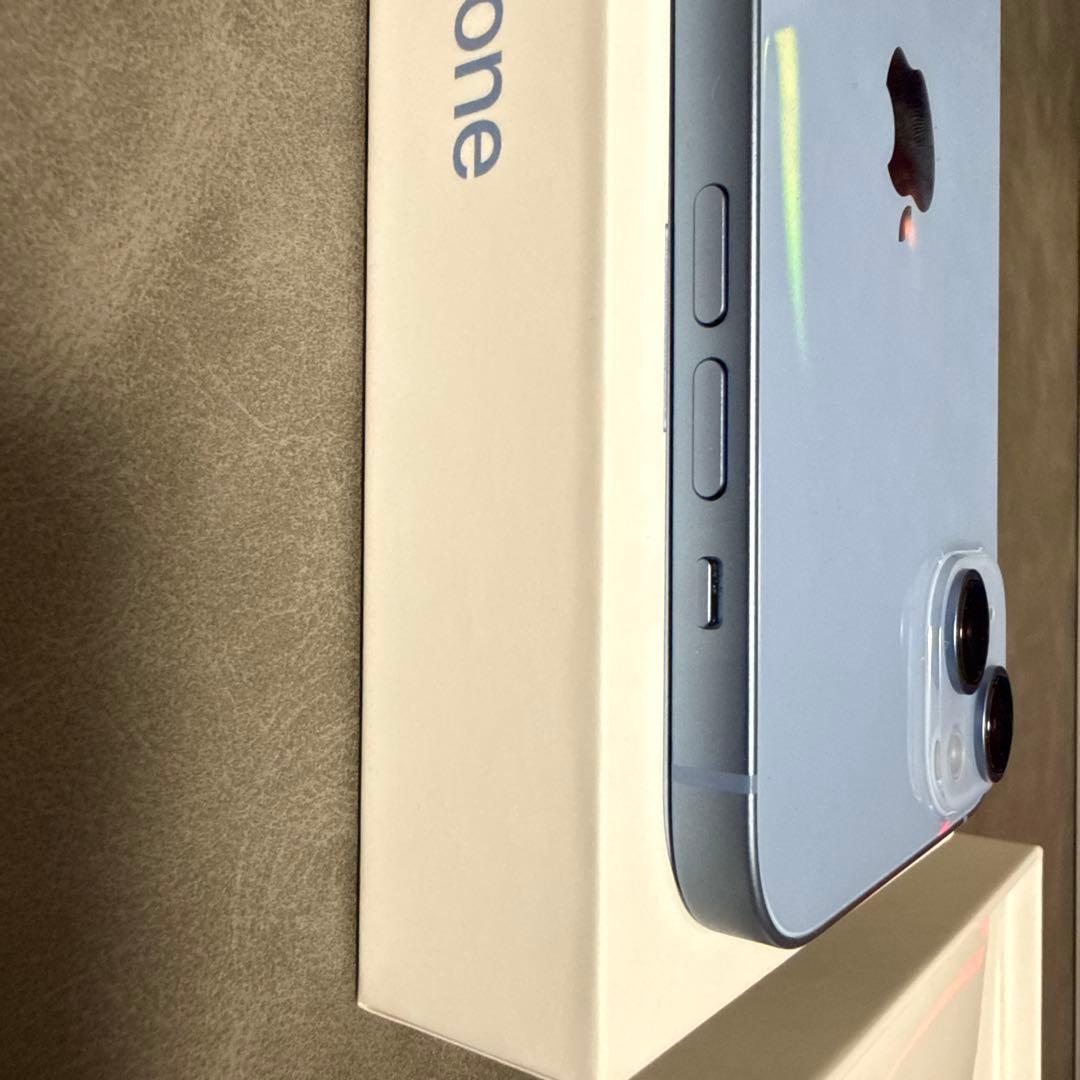 バッテリー100% Apple iPhone 14 Plus ブルー 256GB
