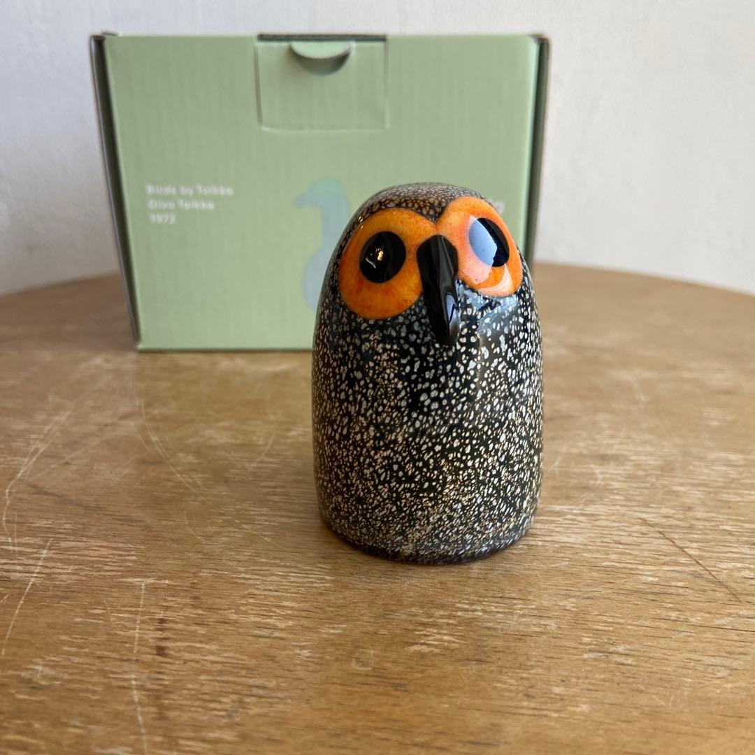 イッタラ　ふくろう　 リトルバーンオウル　ブラウン　scope バード　ひな