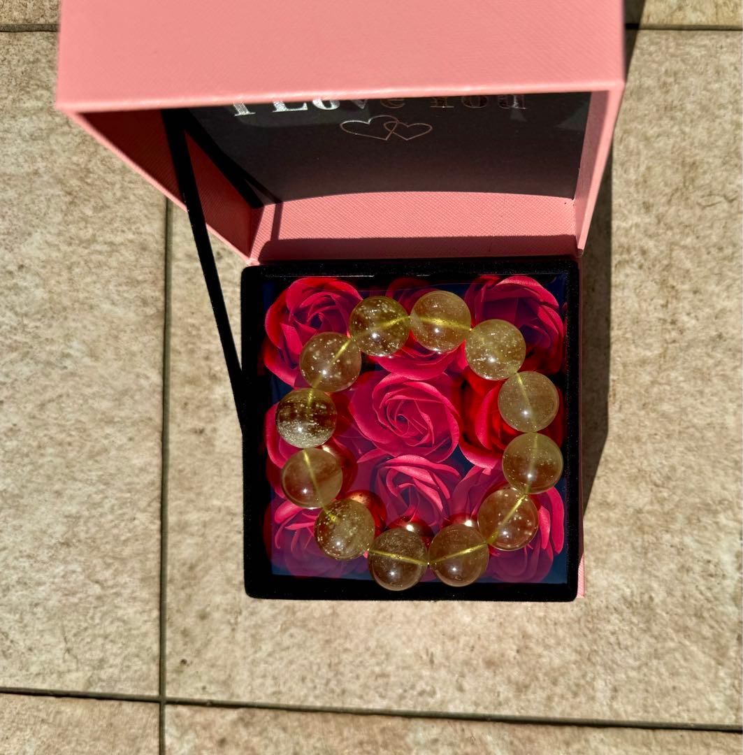 【コレクション蔵出し】リビアングラス 大玉 20mm 箱付