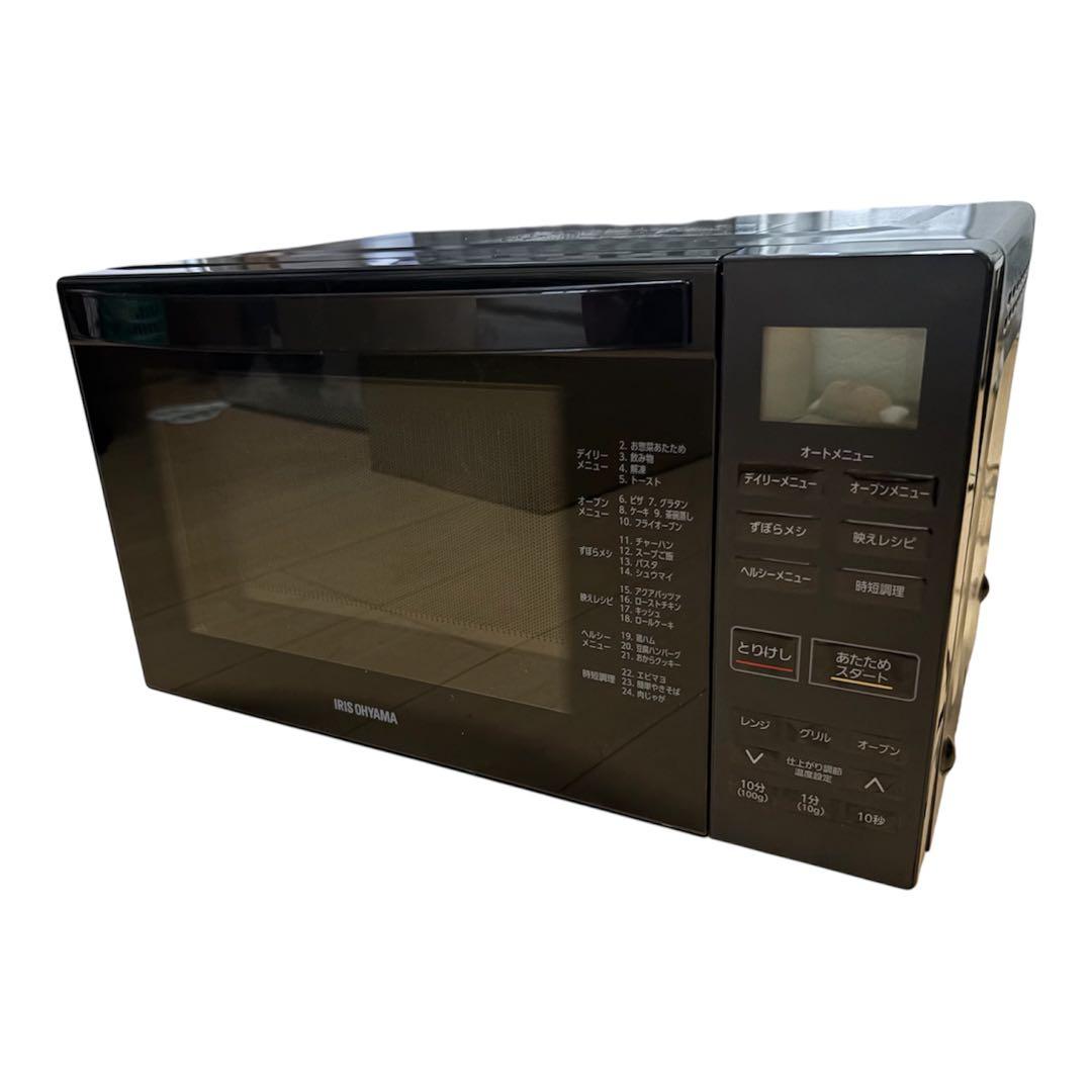 美品　アイリスオーヤマ オーブンレンジ KMO-F1810-B 2024年製