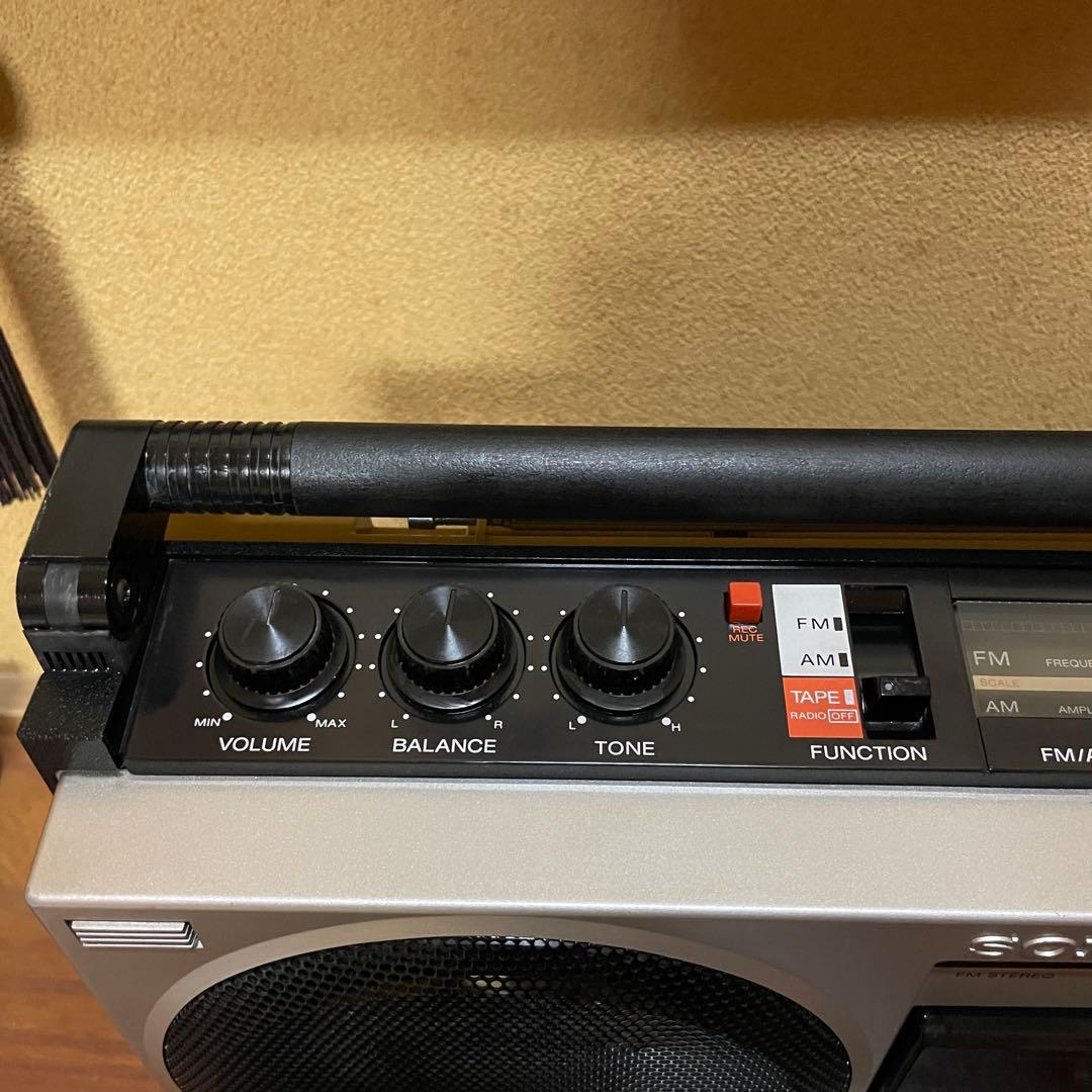 SONY／ラジカセ／CFS-V1／メンテナンス済み／メンテセット付