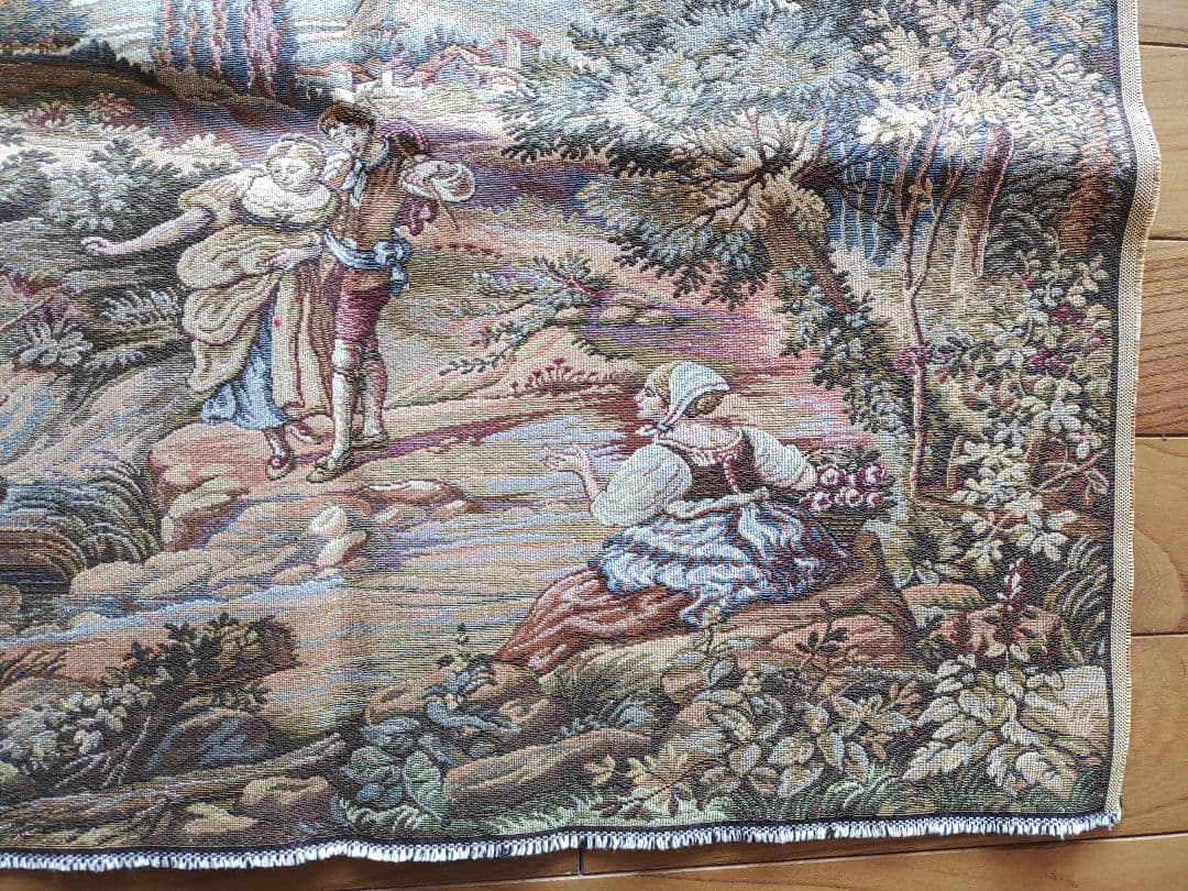 スペイン　セビリア製　ゴブラン織り