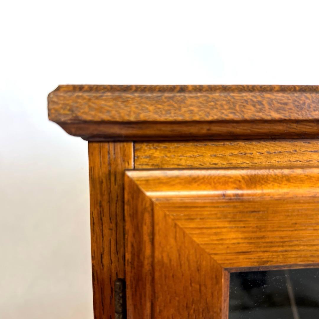 レコードキャビネット・レコードラック 木製ガラス扉・アナログ・ヴィンテージ