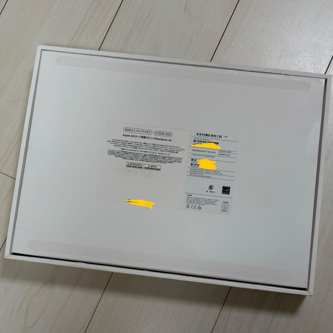 15inch MacBook Air M2 2023 512GB スターライト