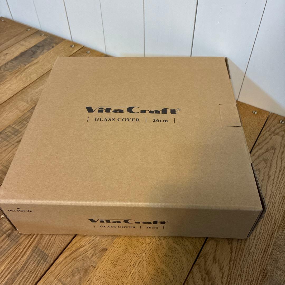 新品 ビタクラフト ソフィアⅡ ウォックパン 26cm No.1756ガラス蓋付