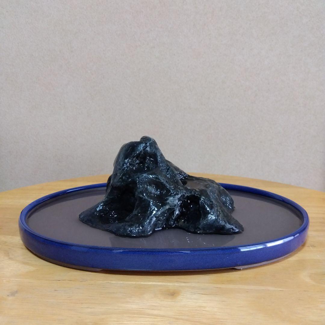 天然石 水石 　水溜め石　水盤とセット