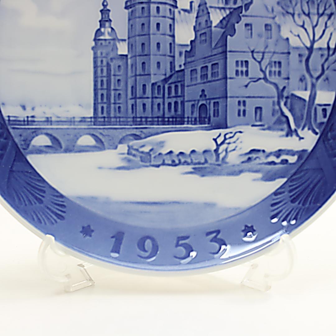 1953年「フレデリクスボー城」 イヤープレート ロイヤルコペンハーゲン
