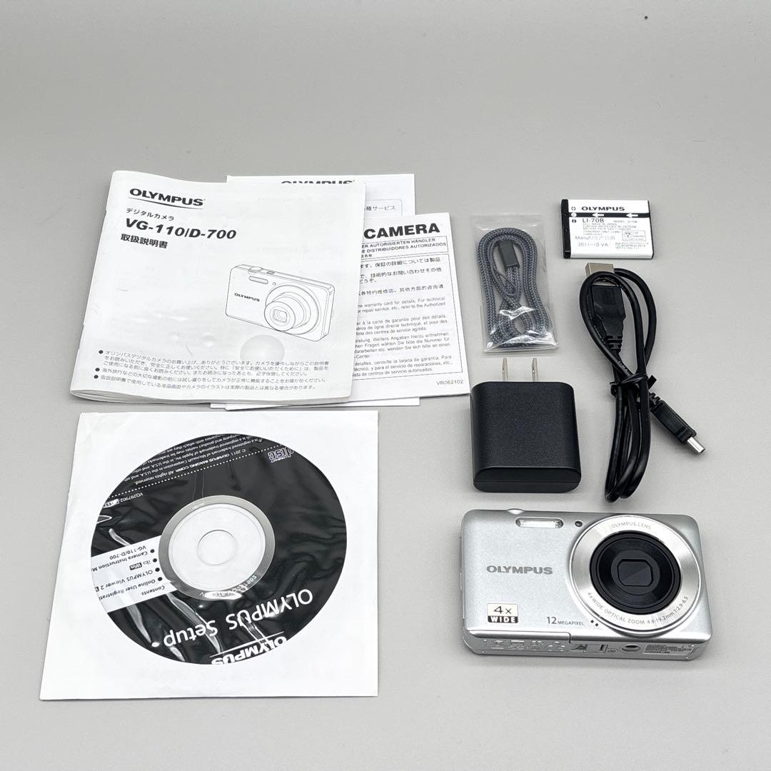 【美品・動作品】OLYMPUS VG-110 オリンパス コンデジ 平成レトロ
