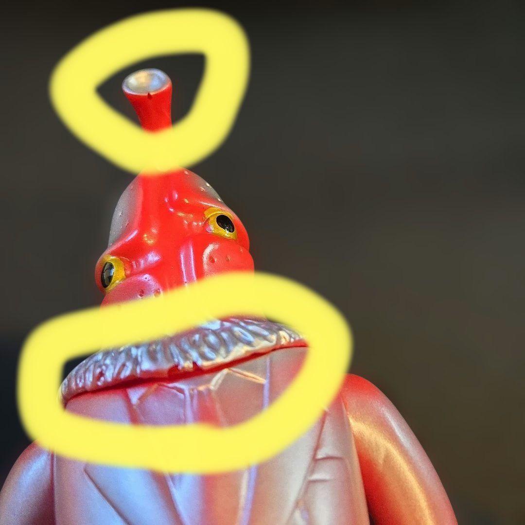 ソフビ　M1号　ゼットン星人　ブルマァク