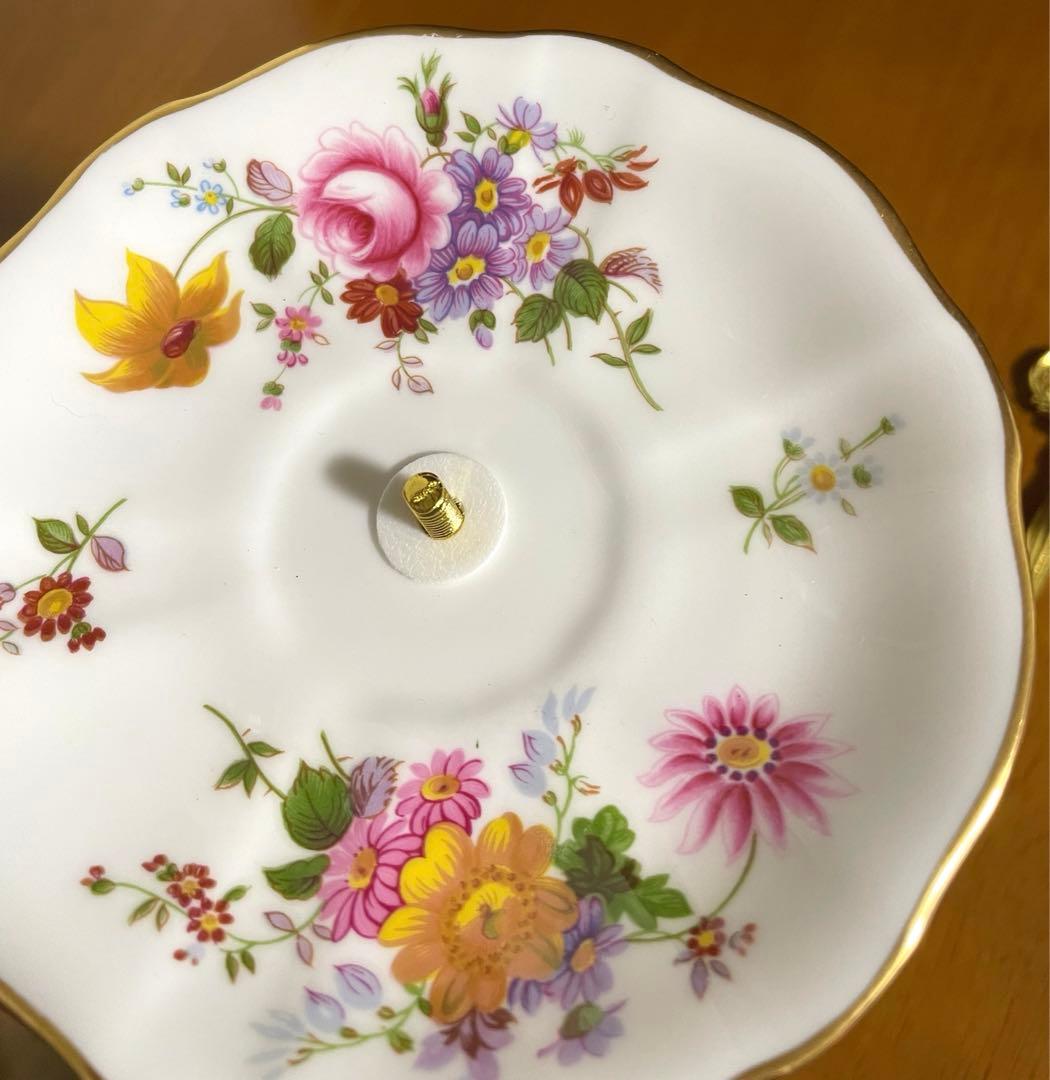 レア ロイヤルクラウンダービー ポジー ケーキスタンド ＊ 3段 アフタヌーン