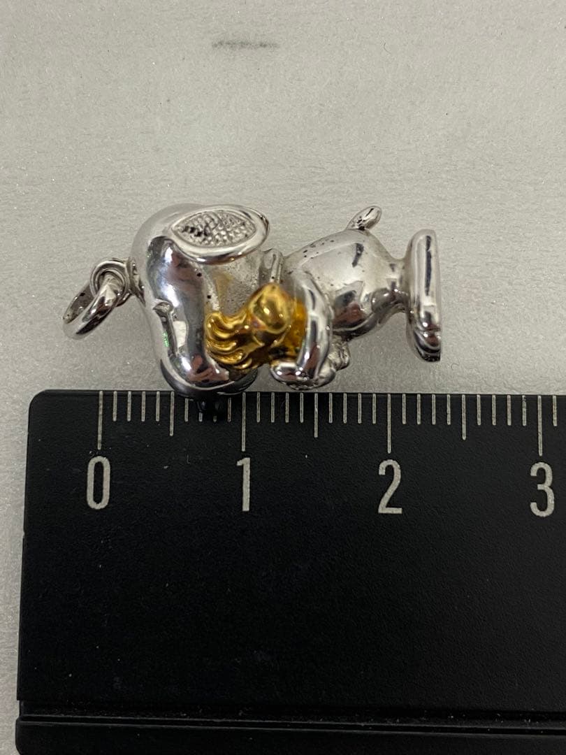 3-3228 UFS スヌーピー 天然ダイヤモンド0.01 SILVER925