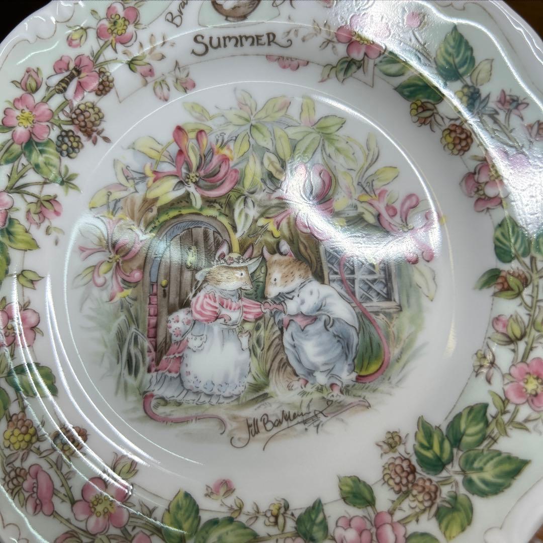 ブランベリーヘッジ　16センチプレート　春夏冬　3枚　美品
