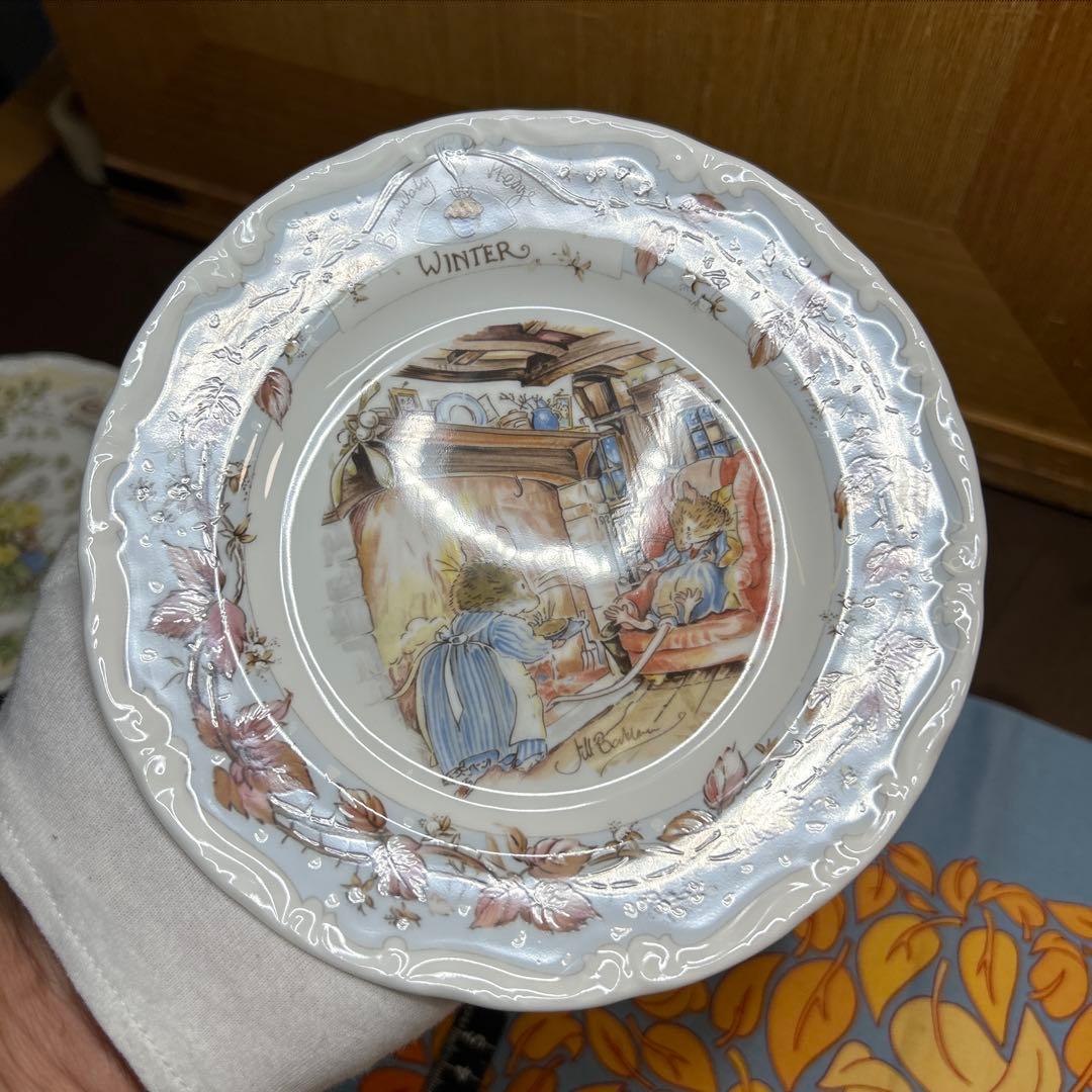 ブランベリーヘッジ　16センチプレート　春夏冬　3枚　美品