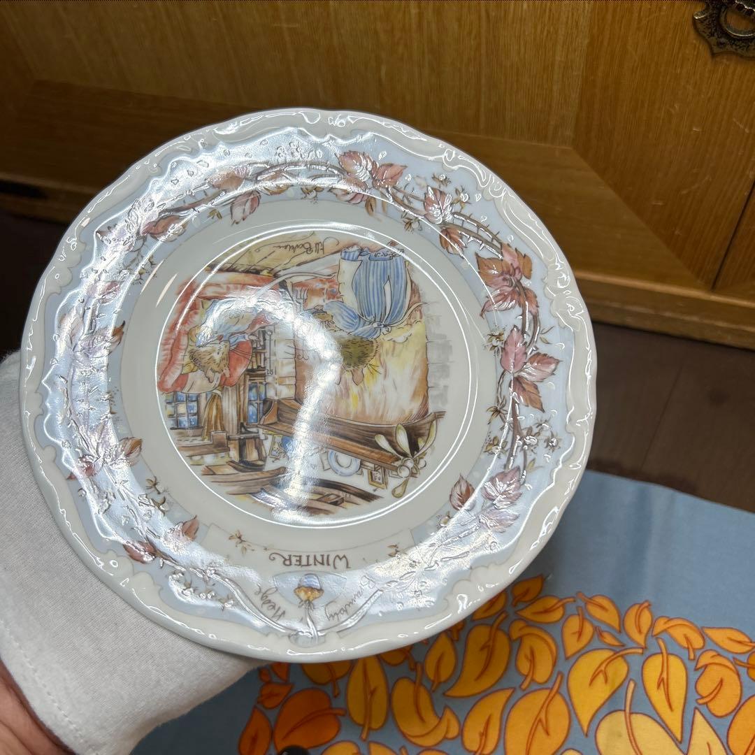 ブランベリーヘッジ　16センチプレート　春夏冬　3枚　美品