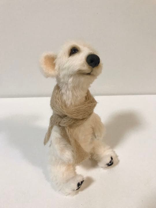 羊毛フェルト　くまちゃん　ハンドメイド
