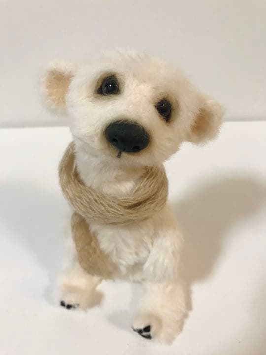羊毛フェルト　くまちゃん　ハンドメイド