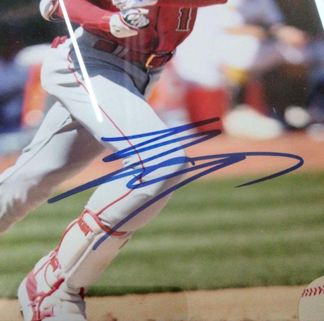 大谷翔平　topps authentics 直筆サインフォト※額装付き