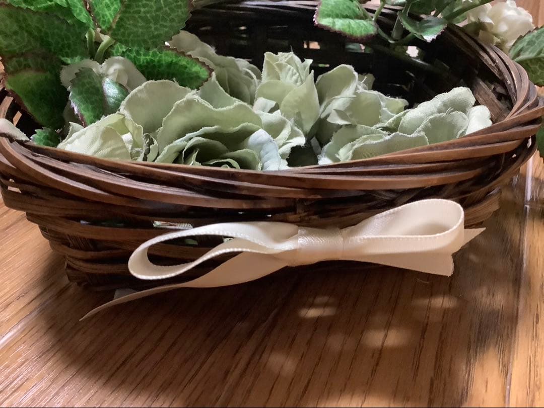 【確認画像①】天然素材　籐籠　花束　ブーケ　ブートニア　まとめ売りセット